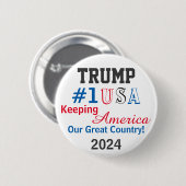 Trump 2024 button (Vorne & Hinten)