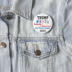 Trump 2024 button