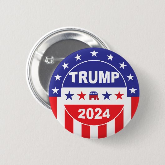 TRUMP 2024 BUTTON (Vorne & Hinten)