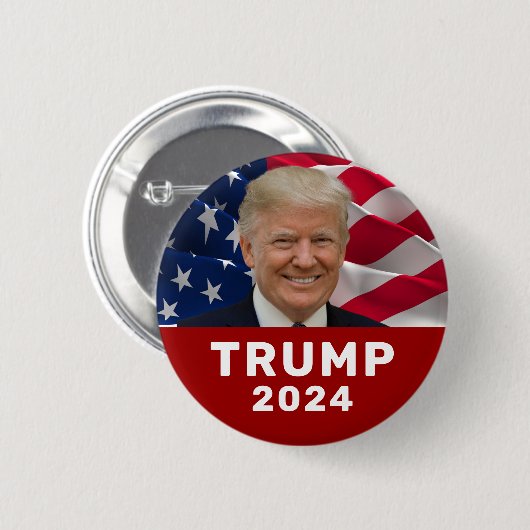 Trump 2024 button (Vorne & Hinten)