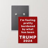 Trump 2024 button (Vorderseite/Rückseite)