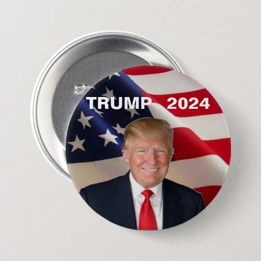 Trump 2024 button (Vorne & Hinten)