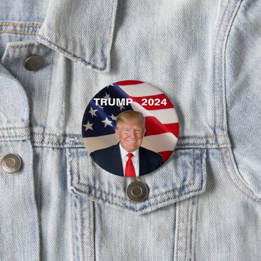 Trump 2024 button (Beispiel)