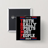 Trump 2024 button (Vorne & Hinten)