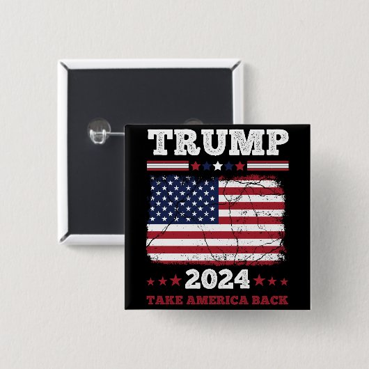 Trump 2024 button (Vorne & Hinten)