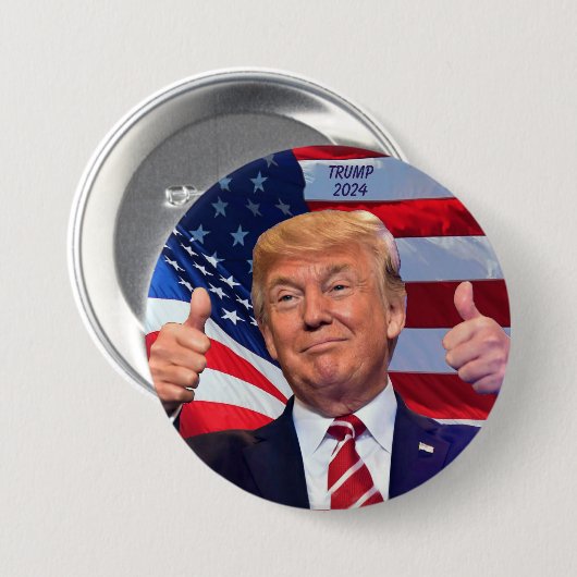 TRUMP 2024 BUTTON (Vorne & Hinten)
