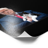 Trump 2024 Cat MAGA Funny Trump Cat Fotodruck (Ecke)
