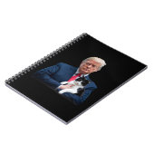 Trump 2024 Cat MAGA Funny Trump Cat Notizblock (Linke Seite)