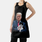 Trump 2024 Cat MAGA Funny Trump Cat Schürze (InSitu)