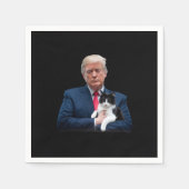 Trump 2024 Cat MAGA Funny Trump Cat Serviette (Vorderseite)
