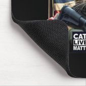 Trump 2024 Cats Lives-Problem Mousepad (Ecke)