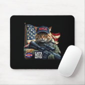 Trump 2024 Cats Lives-Problem Mousepad (Mit Mouse)