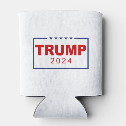 Trump 2024 Classic Rectangle-Logo Dosenkühler (Rückseite)