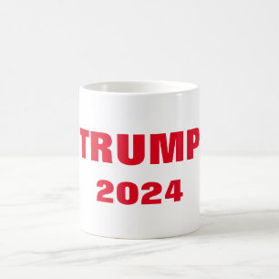 Trump 2024 Cooles Geschenk-Gastgeschenk Red White Kaffeetasse