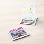 Trump 2024 DADDYs ZUHAUSE Getränkeuntersetzer (Rechte Seite)