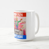 TRUMP 2024 DADDY'S ZUHAUSE KAFFEETASSE (VorderseiteRechts)