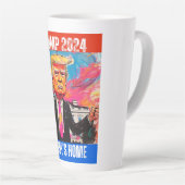 TRUMP 2024 DADDY'S ZUHAUSE MILCHTASSE (Rechte Ecke)