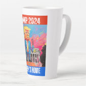 TRUMP 2024 DADDY'S ZUHAUSE MILCHTASSE (Rechte Ecke)