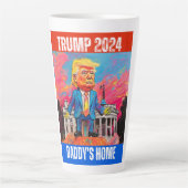 TRUMP 2024 DADDY'S ZUHAUSE MILCHTASSE (Vorderseite)