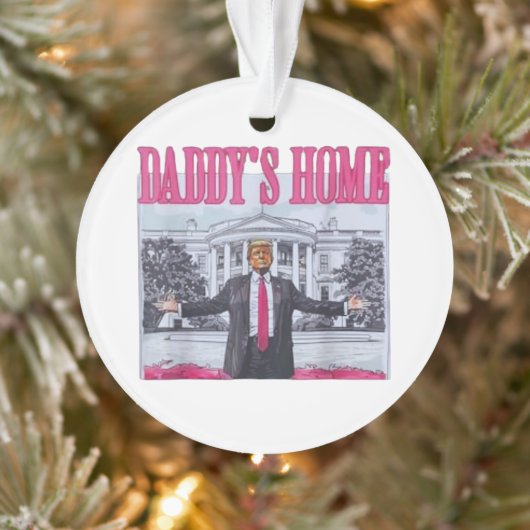 Trump 2024 DADDYs ZUHAUSE Ornament (Baum)