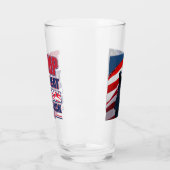 Trump 2024 Das große amerikanische Comeback Glas (Links)