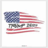 Trump 2024 Decal Aufkleber (Blatt)