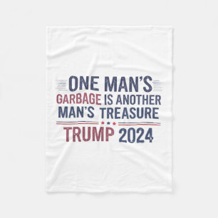 Trump 2024 Die Garge eines Mannes ist ein weiterer Fleecedecke