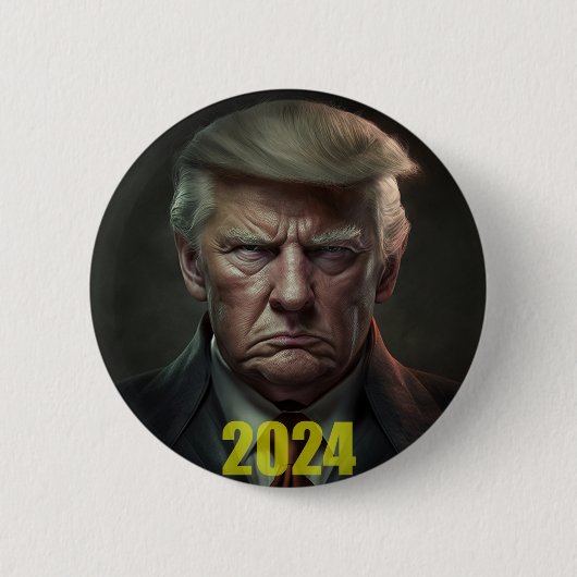 Trump 2024: Die Rache Tour beginnt mit dem Aufkleb Button (Vorderseite)