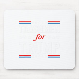 Trump 2024: Die sonnige Wahl Garbageman Mousepad