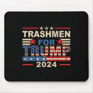 Trump 2024: Die sonnige Wahl Garbageman Mousepad