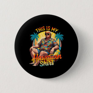 Trump 2024 Dieses hawaiianische Shirt Luau Kostüm Button