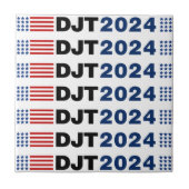 Trump 2024 DJT Fliese (Vorderseite)
