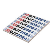 Trump 2024 DJT Fliese (Seite)