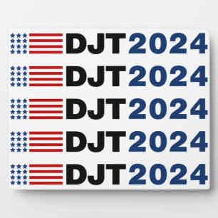 Trump 2024 DJT Fotoplatte