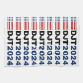 Trump 2024 DJT Geschirrtuch (Horizontal)