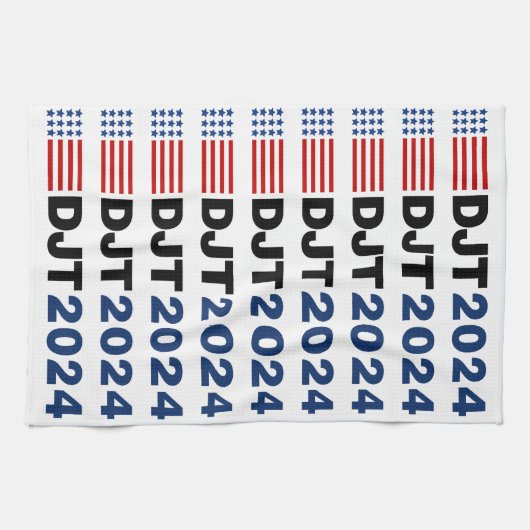 Trump 2024 DJT Geschirrtuch (Horizontal)