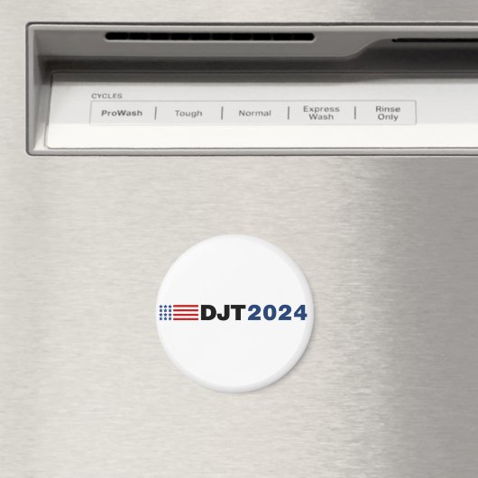 Trump 2024 DJT Magnet (In Situ (Geschirrspüler))