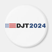 Trump 2024 DJT Magnet (Vorne)
