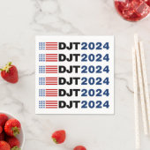 Trump 2024 DJT Serviette (Beispiel)