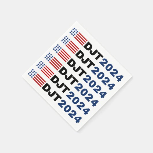 Trump 2024 DJT Serviette (Ecke)