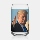 Trump 2024 Drill Drill Drill Dosenglas (Rückseite)