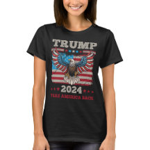 Trump 2024 Eagle - Amerika zurück in den T - Shirt