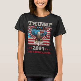 Trump 2024 Eagle - Amerika zurück in den T - Shirt