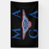 TRUMP 2024 EAGLE WINGS BANNER (Vertikal)