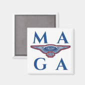 TRUMP 2024 EAGLE WINGS MAGNET (Vorderseite/Rückseite)