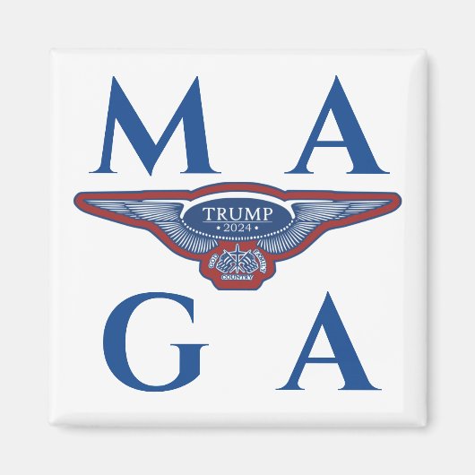 TRUMP 2024 EAGLE WINGS MAGNET (Vorne)