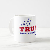 TRUMP 2024 Edition Kaffeetasse (Vorderseite Links)