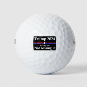 Trump 2024: Ein** Kicken, ohne es zu küssen. Golfball