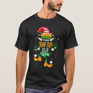 Trump 2024 Elf Weihnachtsfamilie Matching Outfit X T-Shirt