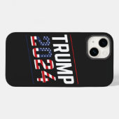 Trump 2024 Fan Design  Case-Mate iPhone Hülle (Rückseite (Horizontal))